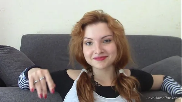 Fresh Horny redhead masturbating on the couch best Videos