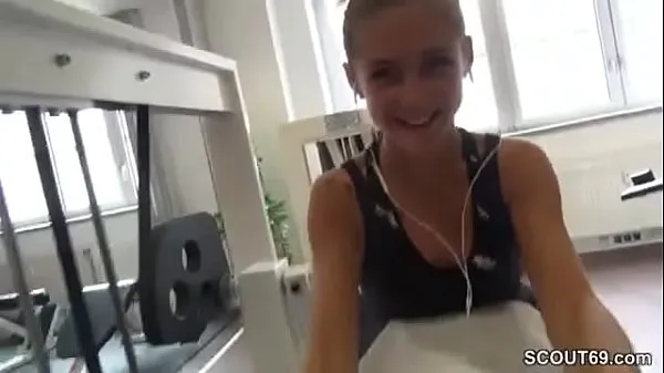 Fresh Small German Teen Seduce Stranger to Fuck in Gym best Videos