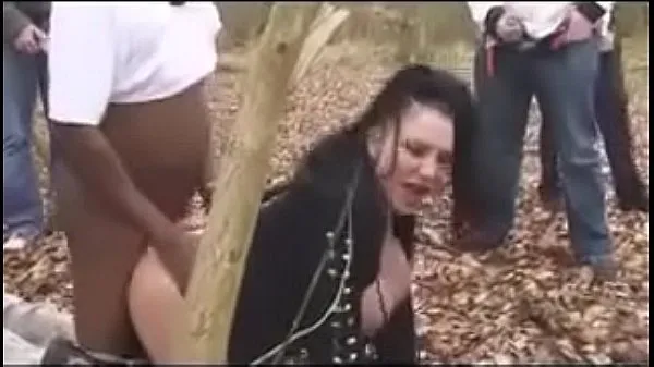 Fresh Girl with big tits we met on goes dogging in the woods best Videos