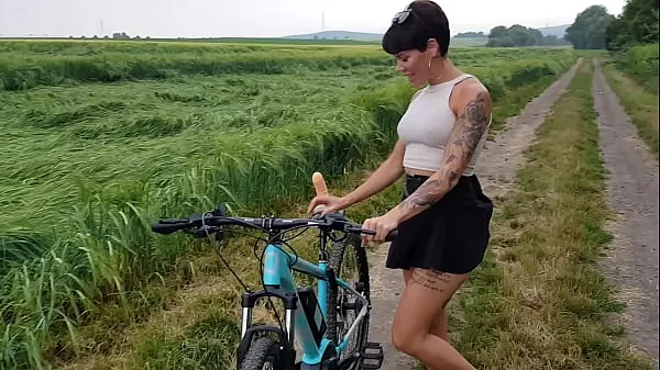 Fresh Premiere! Bicycle fucked in public horny best Videos