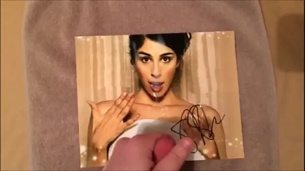 Свежие Трибьют спермы на фото с автографом Sarah Silverman лучшие видео