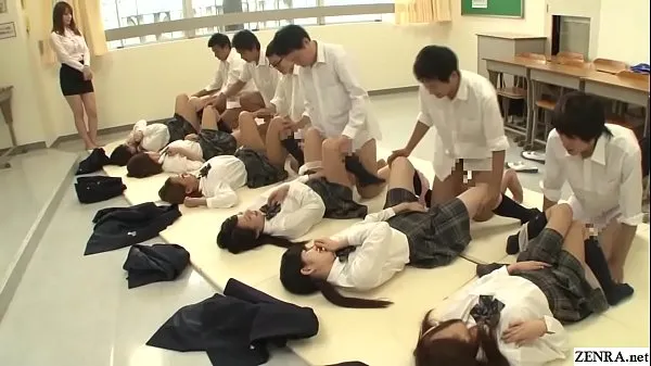 Fresh Future Japan mandatory sex in school featuring many virgin having missionary sex with classmates to help raise the population in HD with English subtitles best Videos