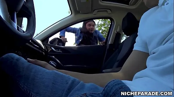 Fresh NICHE PARADE - Ebony Ho In Denim Jacket Sucks My Dick For $200 In Car best Videos
