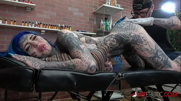 Fresh Busty Australian babe has her butthole tattooed after she fucks the tattoo artist best Videos
