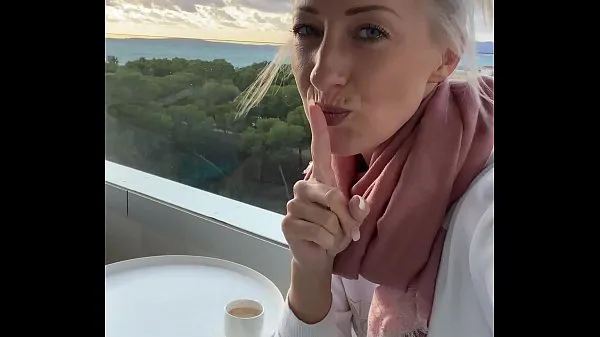 Fresh I fingered myself to orgasm on a public hotel balcony in Mallorca best Videos