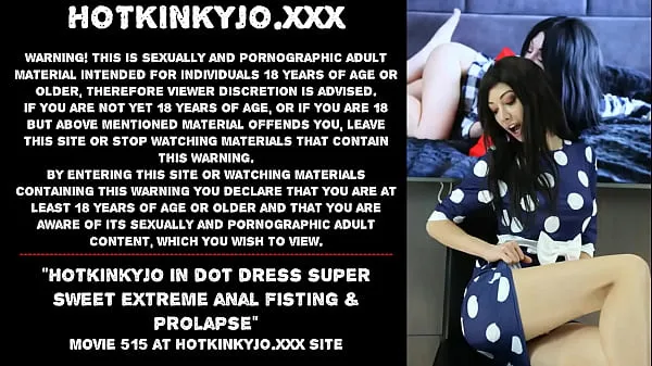 Φρέσκα Hotkinkyjo in dot dress super sweet extreme anal fisting & prolapse καλύτερα βίντεο