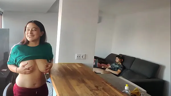 Ferske caught my stepdad masturbating and I did the same, anal masturbation and double penetracion on the kitchen table, almost got caught beste videoer