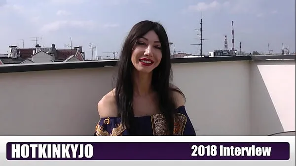 تازہ HOTKINKYJO Interview (2018 & remastered 2021). Official interview with real pornstar بہترین ویڈیوز