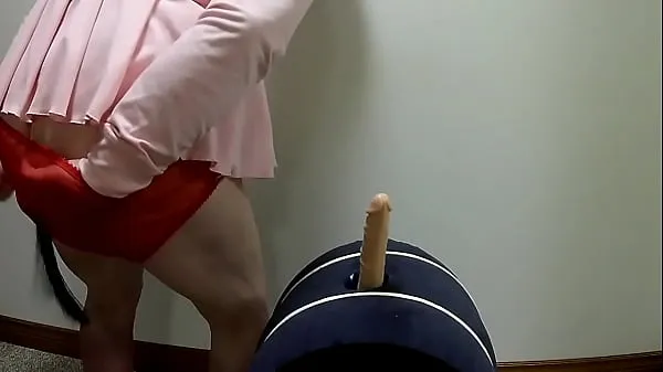 Frische Sissy Riding a Dildo by Pinky 396beste Videos