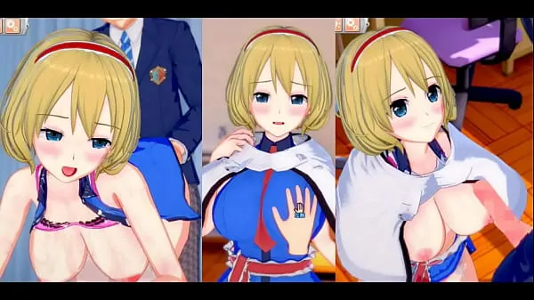 Ferske Eroge Koikatsu! ] Touhou Alice Margatroid rubs her boobs H! 3DCG Big Breasts Anime Video (Touhou Project) [Hentai Game beste videoer
