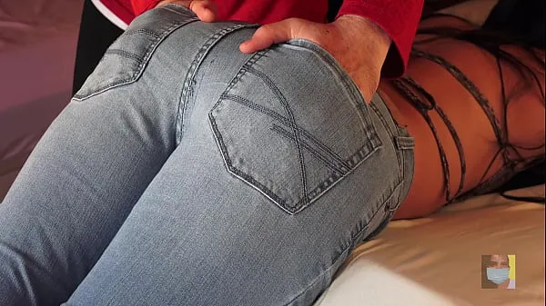 Fresh Assjob PRE-Cum on my Tight Denim Jeans FETISH best Videos