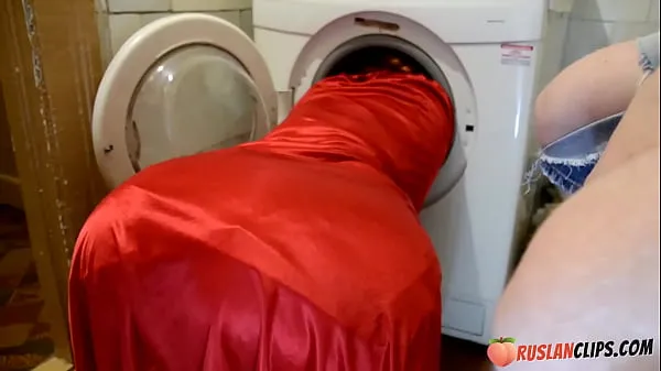 Fresh Busty Stepsis Stuck in Washing Machine best Videos
