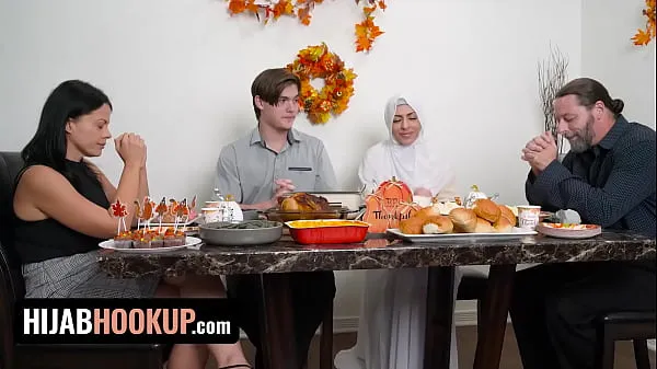 Fresh Arab Girlfriend Audrey Royal Feasts On Her BF's Cock On Thanksgiving - Hijab Hookup best Videos