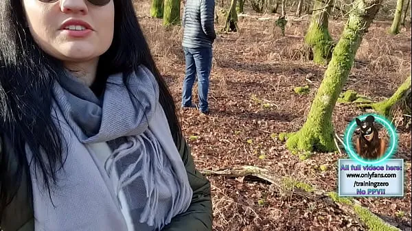 Frische alentine's Day Pegging in the Woods Surprise Woodland Public Femdom FLR Bondage BDSM VOLLES VIDEO Training Zero Straponbeste Videos