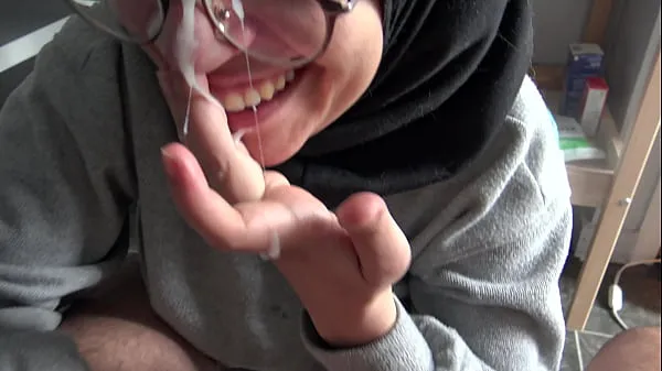 Fresh teen muslim student is shocked by the amount of cum best Videos