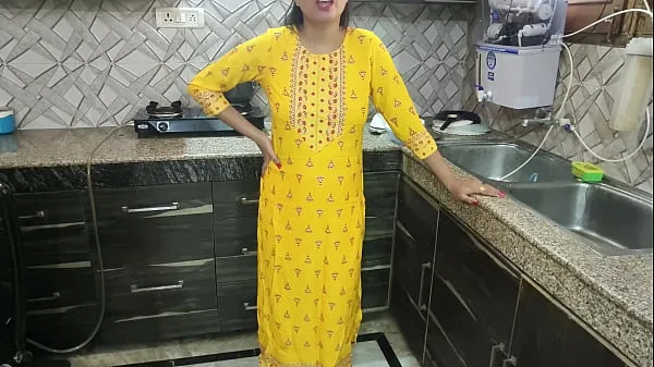 Friske Desi bhabhi was washing dishes in kitchen then her brother in law came and said bhabhi aapka chut chahiye kya dogi hindi audio bedste videoer