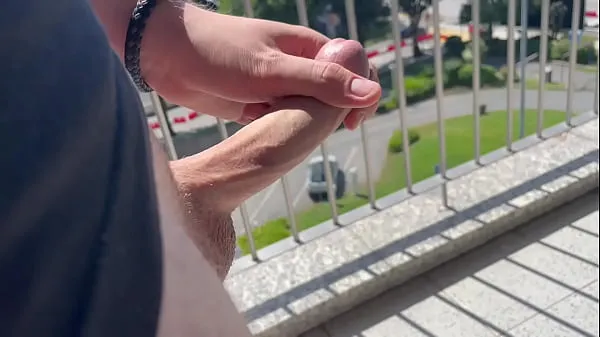 新鲜Public Risky Balcony Cumshot / A-Teen-cm最佳视频