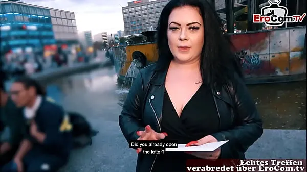 Fresh German fat BBW girl picked up at street casting best Videos