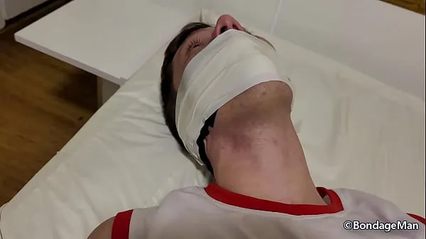 최신 Diego Martin tied up and gagged for the first time - Gag Test Preview 최고의 동영상