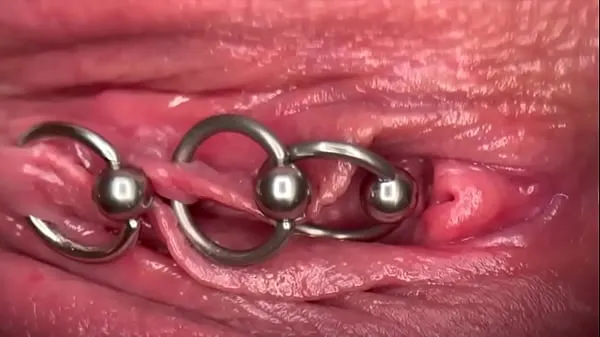 Φρέσκα Really Close Up Macro my Pierced Clit and Pussy until get Very Wet and PEE go to inside my Pussy καλύτερα βίντεο